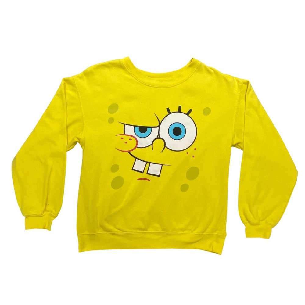 SpongeBob SquarePants Kids Crewneck Sweatshirt Youth L (11-13) Nickelodeon